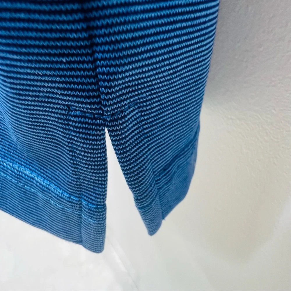 J. HILBURN Men’s Blue Polo Shirt Short Sleeve Custom Knit Polo Shirt XL - Picture 7 of 10